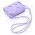Bottega Veneta Borsa a Spalla e Borsa Crossbody Intrecciato Cassette Piccola Porpora - vista 8