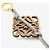 Loewe Portachiavi Anagram Charm in pelle di vitello classica Multicolore - vista 4