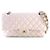 Chanel Borsa a spalla classica in pelle di agnello Bianco