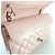 Chanel Borsa a spalla classica in pelle di agnello Bianco - vista 6