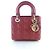 Dior Borsa Tote Cannage ABC Lady a tracolla Rosso