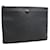 Louis Vuitton Clutch Pochette Monogram Shadow Nero - vista 3