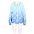Louis Vuitton Parka corta con cappuccio Monogram Ombre per donne Blu