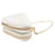 Prada Bolsa transversal triangular em shearling branco - vista 9