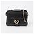Gucci Bolsa de ombro com alça superior entrelaçada Preto - vista 2