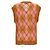 Marni Leichter Mohair-Argyle-Weste Orange - Ansicht 5