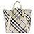 Burberry Borsa Tote Large Field Multicolore - vista 5