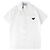 Prada Camisa de algodón de manga corta con logo triangular Plata - vista 5