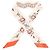 Etro Bufanda de seda twill skinny con estampado floral paisley Roja - vista 3