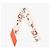 Etro Bufanda de seda twill skinny con estampado floral paisley Roja - vista 7