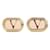Valentino Orecchini Ovali con Logo Arancione - vista 4