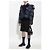 Burberry Giacca puffer con cappuccio e maniche staccabili Nero - vista 5