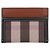 Burberry Checkered Two-Tone Leather Card Case