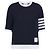 Thom Browne Camiseta de algodón texturizado de manga corta Azul - vista 14