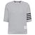 Thom Browne Camiseta de algodón texturizado de manga corta Azul - vista 2
