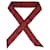 Givenchy Sciarpa in seta twill skinny Rosso  - vista 3
