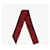 Givenchy Sciarpa in seta twill skinny Rosso  - vista 6