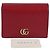 Gucci GG Marmont Kartenetui Rot