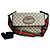 Borsa a tracolla Gucci Supreme Tiger Messenger Marrone