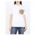 Burberry T-shirt in cotone con tasca a quadri - vista 5