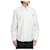 Burberry Camicia di cotone a righe Argento  - vista 1