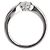 Bulgari Venetia Torcello Hochzeitsring aus Platin mit Diamant Größe Silber - Ansicht 2