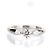 Bulgari Venetia Torcello Hochzeitsring aus Platin mit Diamant Größe Silber - Ansicht 4