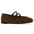 Prada Chaussures Ballerines en Daim - vue 5