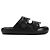 Alexander Mcqueen Double Buckle Leather Sandals Black - view 4