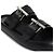 Alexander Mcqueen Double Buckle Leather Sandals Black - view 6