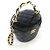 Chanel Borsa a spalla con manico superiore, astuccio cosmetico brevettato Nero - vista 2