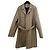 Louis Vuitton Cappotto Cintura Monogram Stripe Marrone