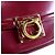 Salvatore Ferragamo Borsa a Spalla Gancini con Patta Rosa - vista 2