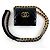 Chanel 19 Chanel Bolsa transversal com corrente e aba em couro de cordeiro Multicor