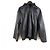Balenciaga Giacca in pelle oversize con cappuccio e zip con logo Multicolore