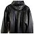 Balenciaga Giacca in pelle oversize con cappuccio e zip con logo Multicolore - vista 5