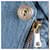 Balmain Jeansjacke Blau - Ansicht 4