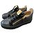 Giuseppe Zanotti Sneakers nere da donna placcate in oro Mayland Nero