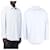 Thom Browne Camicia in cotone con maniche diagonali Blu - vista 3