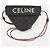 Céline Borsa a tracolla in tela tan Triomphe Triangle Marrone - vista 2