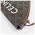 Céline Borsa a tracolla in tela tan Triomphe Triangle Marrone - vista 7