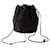Prada Mini borsa a secchiello in satin nero  - vista 2