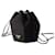 Prada Mini borsa a secchiello in satin nero  - vista 3