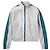 Marni Gestreifte Leder Bomberjacke Silber