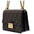Fendi Mini borsa a flap con logo FF e catena dorata - vista 2