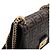 Fendi Mini borsa a flap con logo FF e catena dorata - vista 9
