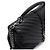 Saint Laurent Große schwarze Leder-Tote mit Vintage-Logo und Schultertasche - Ansicht 8