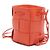 Bottega Veneta Mini borsa a secchiello rossa neon con tracolla e crossbody Rosso - vista 2