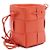 Bottega Veneta Mini borsa a secchiello rossa neon con tracolla e crossbody Rosso - vista 3