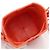 Bottega Veneta Mini borsa a secchiello rossa neon con tracolla e crossbody Rosso - vista 5